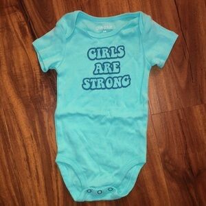 Girl logo onesie